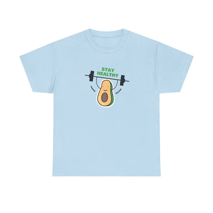 Stay Healthy Avocado Tee – Positive Cotton T-Shirt