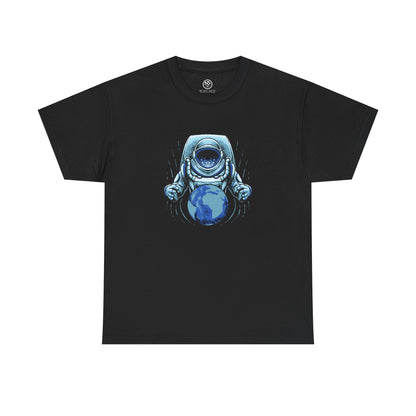 Astronaut Galaxy T-Shirt – Blue Cosmic Space Tee