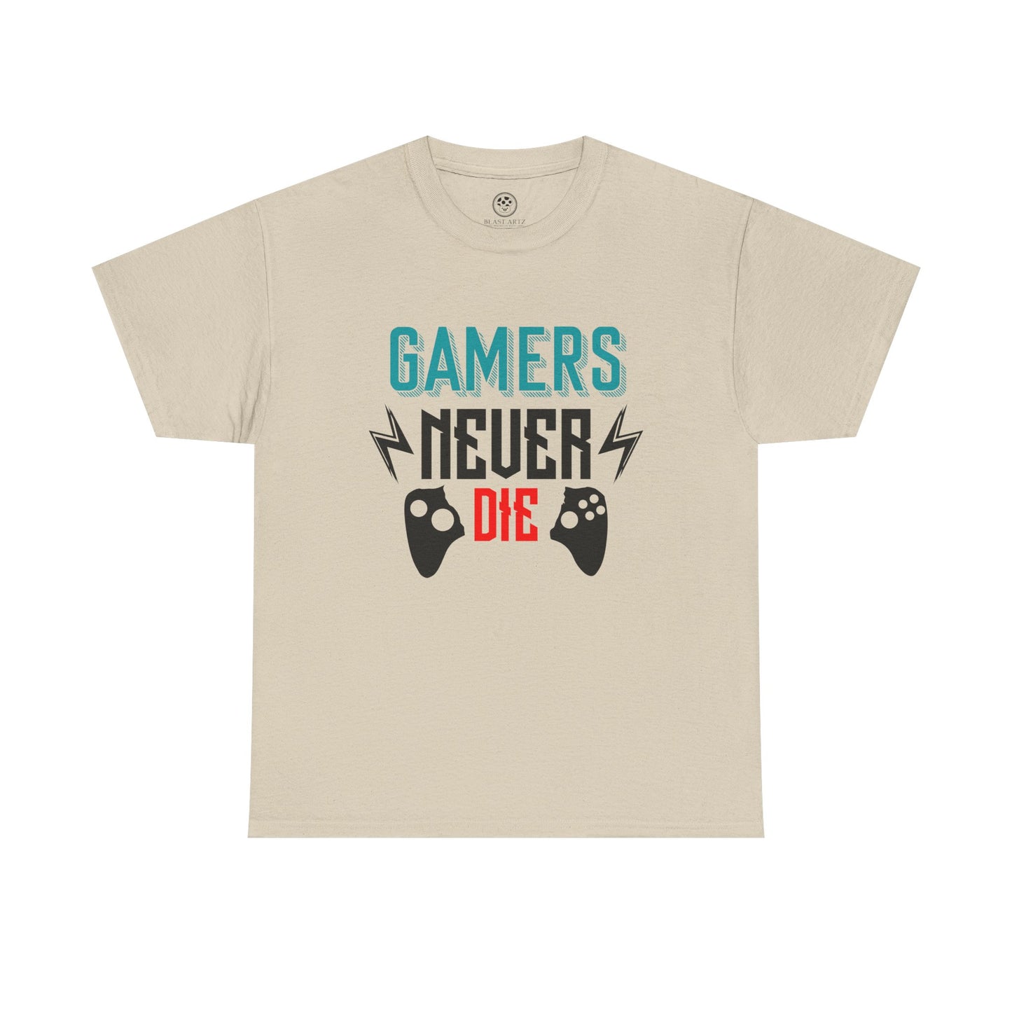Gamers Never Die Tee – Cool Gaming Shirt