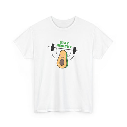Stay Healthy Avocado Tee – Positive Cotton T-Shirt