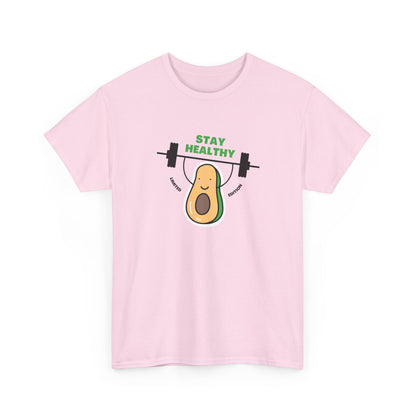 Stay Healthy Avocado Tee – Positive Cotton T-Shirt