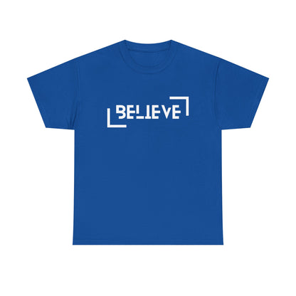 Believe Tee – Minimalist Motivational T-Shirt