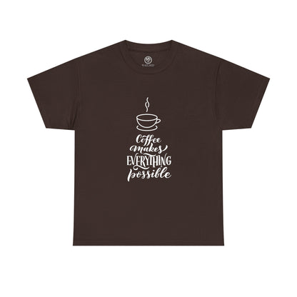 Coffee Makes Everything Possible Tee (Black)