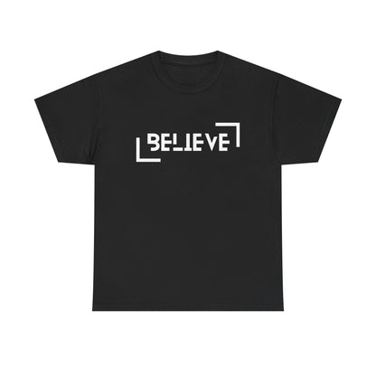 Believe Tee – Minimalist Motivational T-Shirt