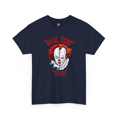 Evil Clown Face Tee – Dark Circus Horror Graphic Shirt