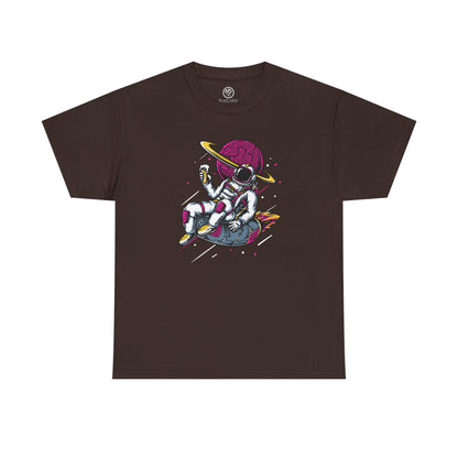 Colorful Astronaut Tee – Trendy Space Cotton Shirt