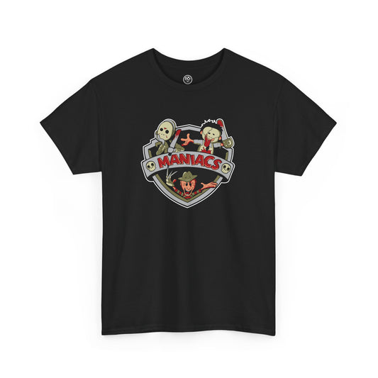 Maniacs Tee – Retro Horror Club Shirt