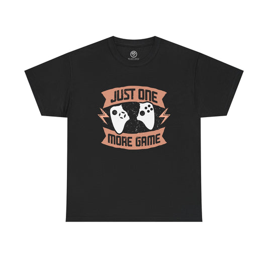 Just One More Game Tee – Funny Gamer Shirt