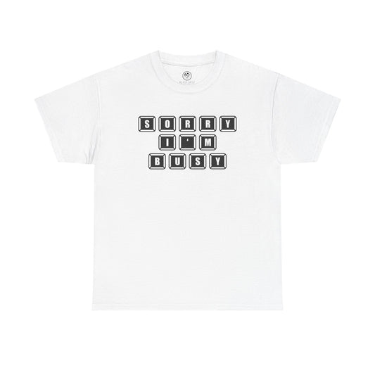 Sorry I’m Busy Gaming Tee – Funny Gamer Shirt