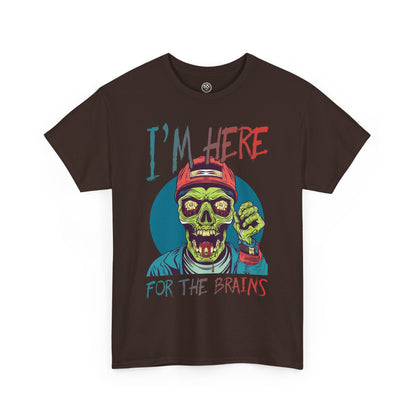 Love of Brains Zombie Tee – Creepy Undead Horror T-Shirt