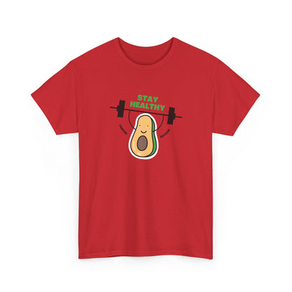 Stay Healthy Avocado Tee – Positive Cotton T-Shirt
