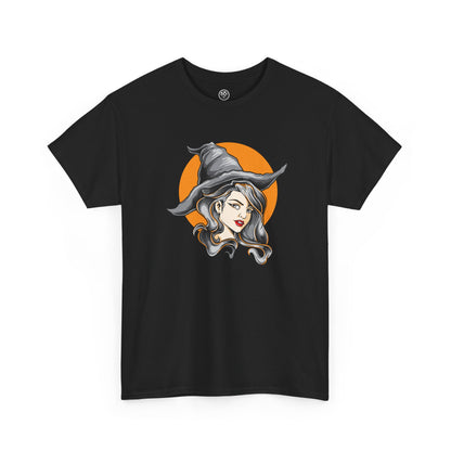 Witching Hour Tee – Mystical Sorceress Graphic Shirt