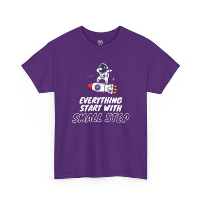 Small Step Astronaut Tee – Motivational Space Shirt