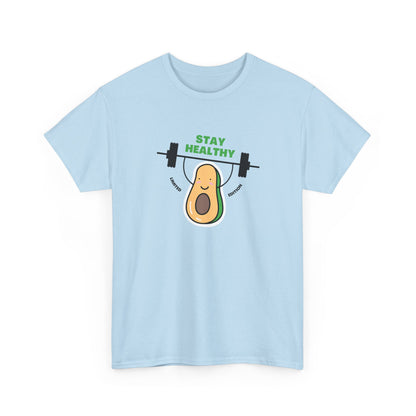 Stay Healthy Avocado Tee – Positive Cotton T-Shirt