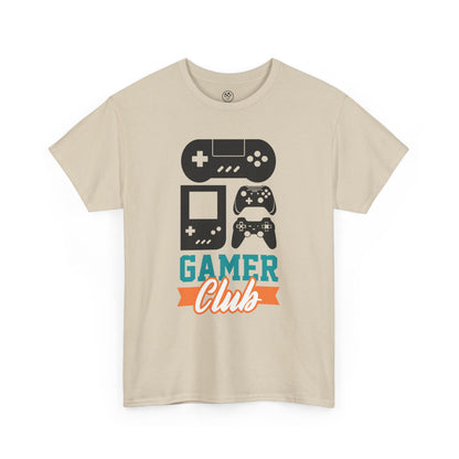 Gamer Club Tee – Retro Gaming Graphic Shirt