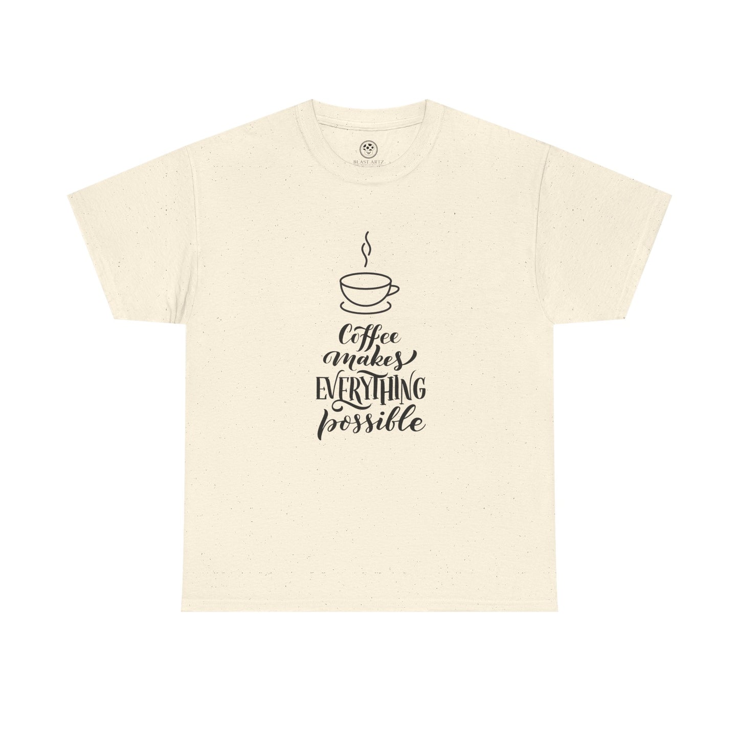 Coffee Makes Everything Possible Tee (White)