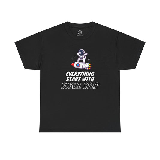 Small Step Astronaut Tee – Motivational Space Shirt