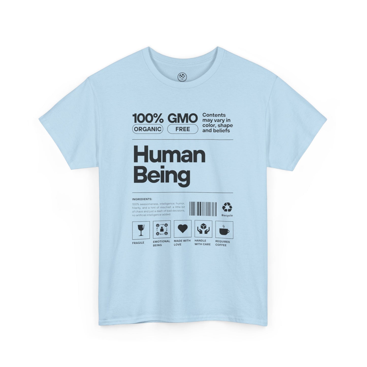 Human Being Spec Sheet Tee (White)