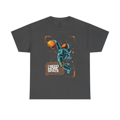 Need More Space Tee – Funny Astronaut Graphic Shirt