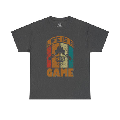 Life is a Game Tee – Retro Gamer Graphic Shirt