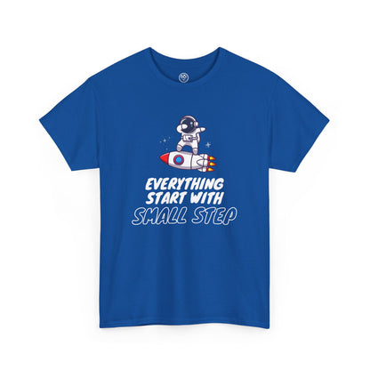 Small Step Astronaut Tee – Motivational Space Shirt