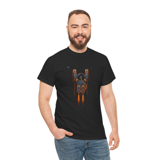 Astronaut Jetpack T-Shirt – Sci-Fi Space Explorer Tee