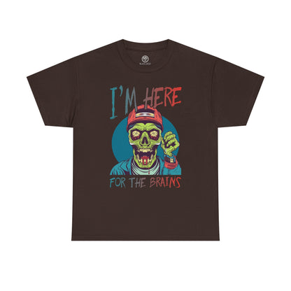 Love of Brains Zombie Tee – Creepy Undead Horror T-Shirt
