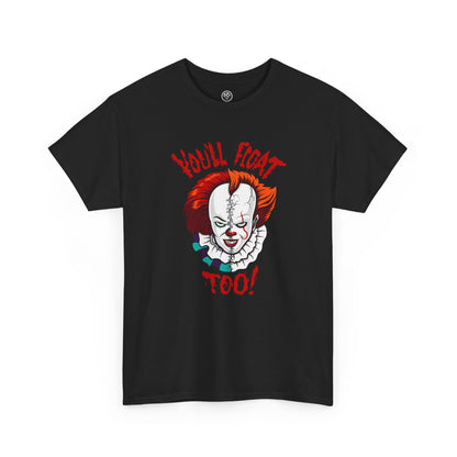 Evil Clown Face Tee – Dark Circus Horror Graphic Shirt
