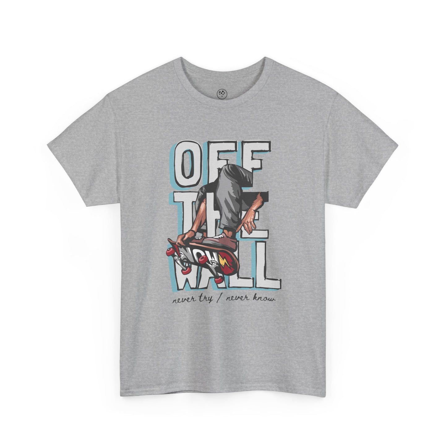 Skate Off the Wall Tee – Streetwear Graphic Shirt