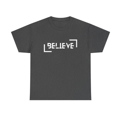 Believe Tee – Minimalist Motivational T-Shirt