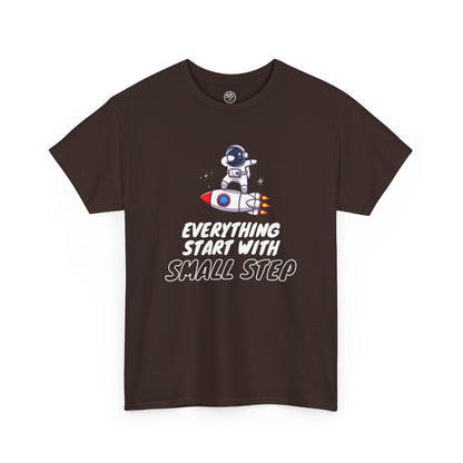 Small Step Astronaut Tee – Motivational Space Shirt