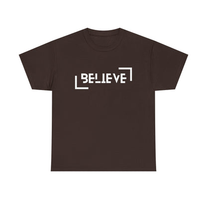 Believe Tee – Minimalist Motivational T-Shirt