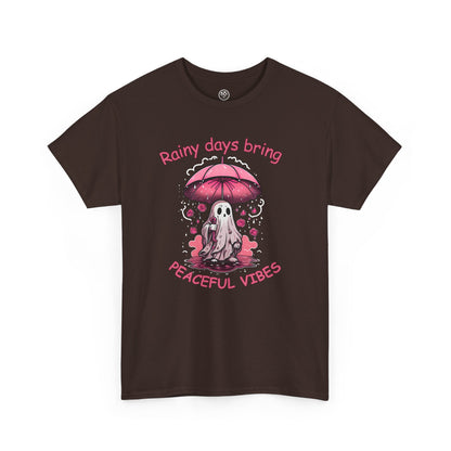 Rainy Day Vibes Tee – Cozy Umbrella Graphic Shirt