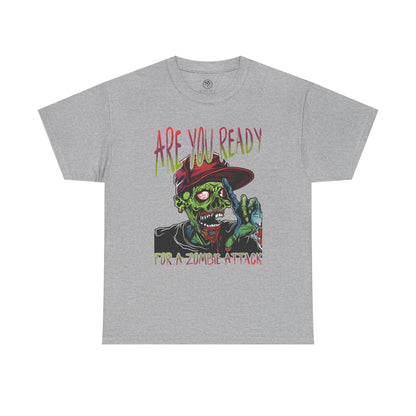 Funny Zombie Attack Tee – Colorful Undead Horror T-Shirt