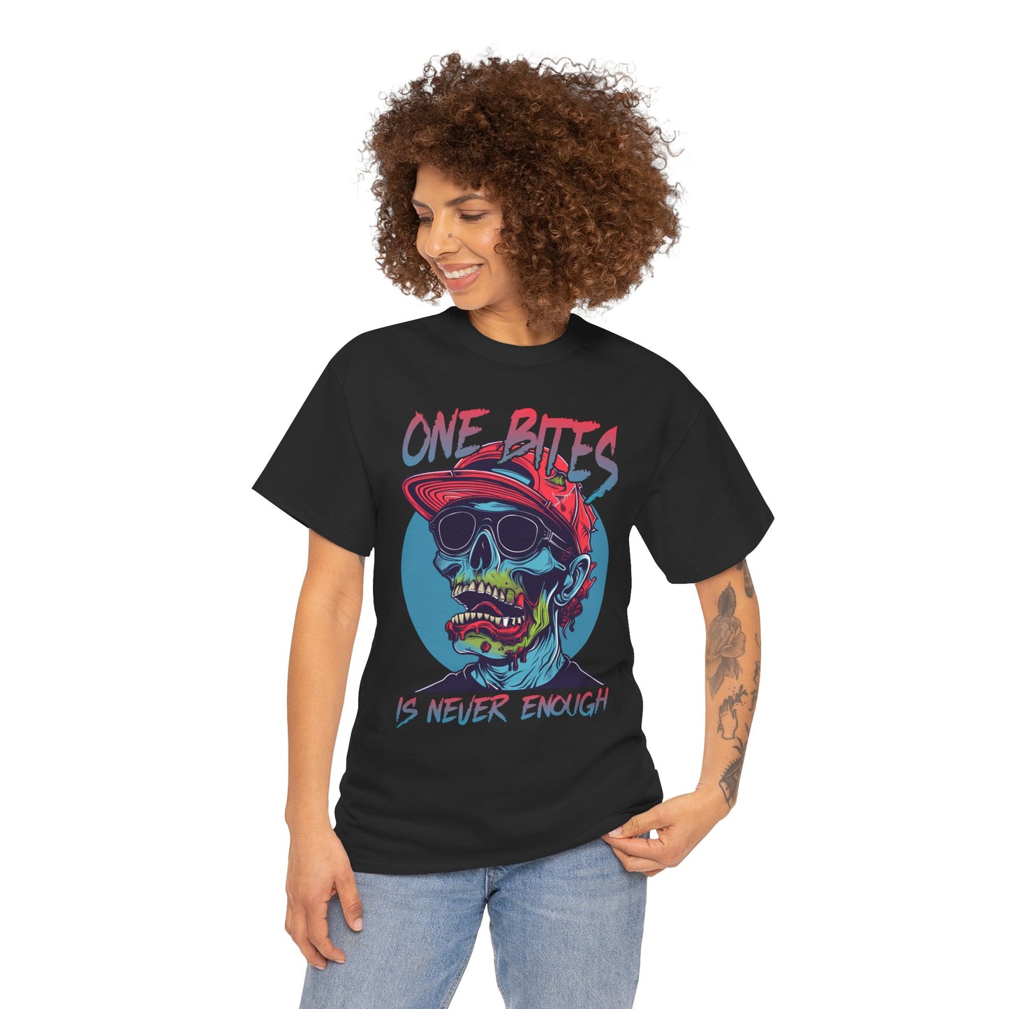 One Bite Zombie Attack Tee – Creepy Horror Shirt