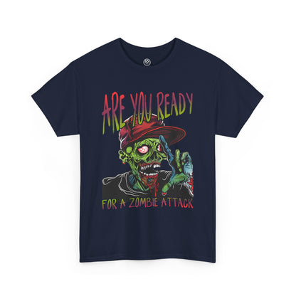 Funny Zombie Attack Tee – Colorful Undead Horror T-Shirt