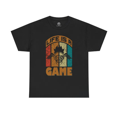Life is a Game Tee – Retro Gamer Graphic Shirt