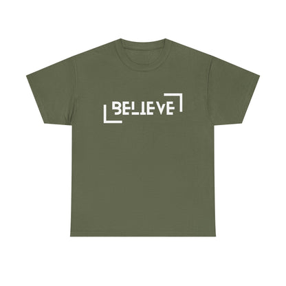 Believe Tee – Minimalist Motivational T-Shirt