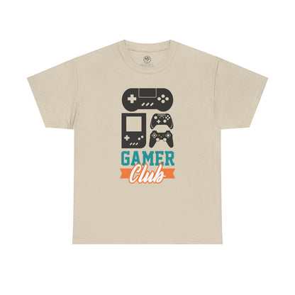 Gamer Club Tee – Retro Gaming Graphic Shirt