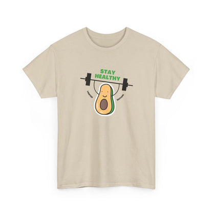 Stay Healthy Avocado Tee – Positive Cotton T-Shirt