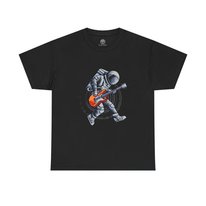 Astronaut Rocking Tee – Space Guitar Player Shirt