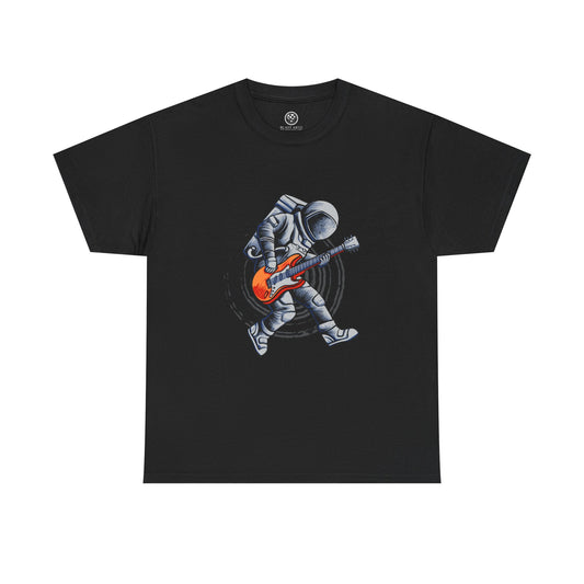 Astronaut Rocking Tee – Space Guitar Player Shirt