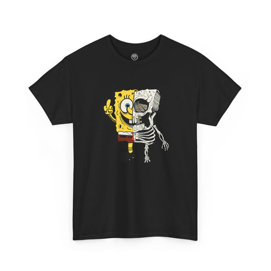 Sponge Skeleton Tee – Funny Skeleton Parody Shirt