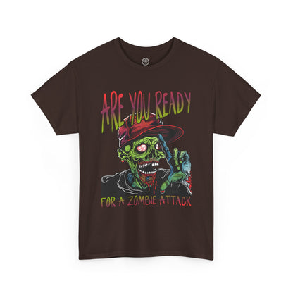Funny Zombie Attack Tee – Colorful Undead Horror T-Shirt