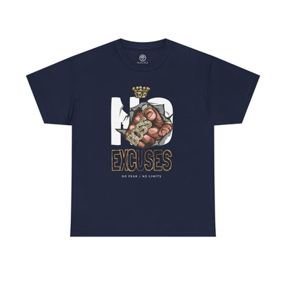 No Excuses Tee – Motivational Statement Shirt