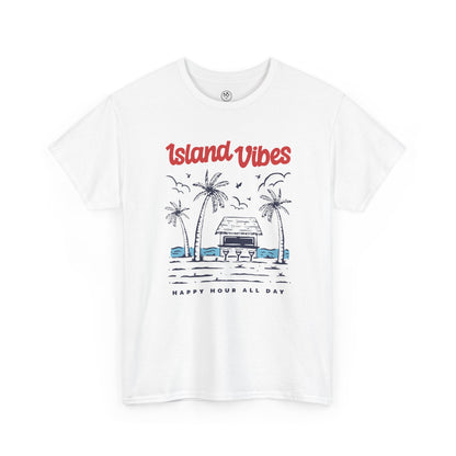 Happy Life Tee – Island Vibes Graphic Shirt