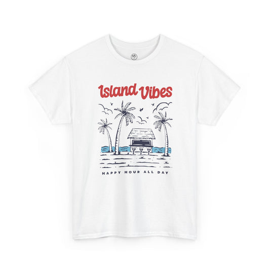 Happy Life Tee – Island Vibes Graphic Shirt