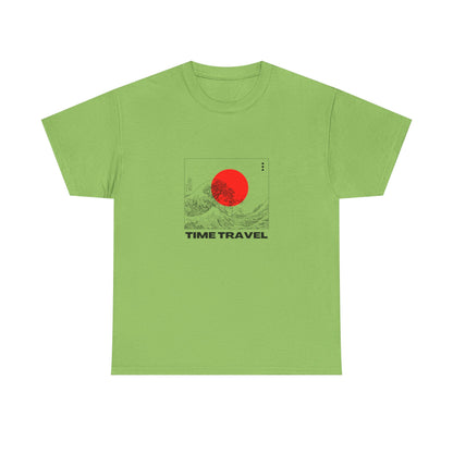 Time Travel Waves Tee – Japanese Red Sun Shirt