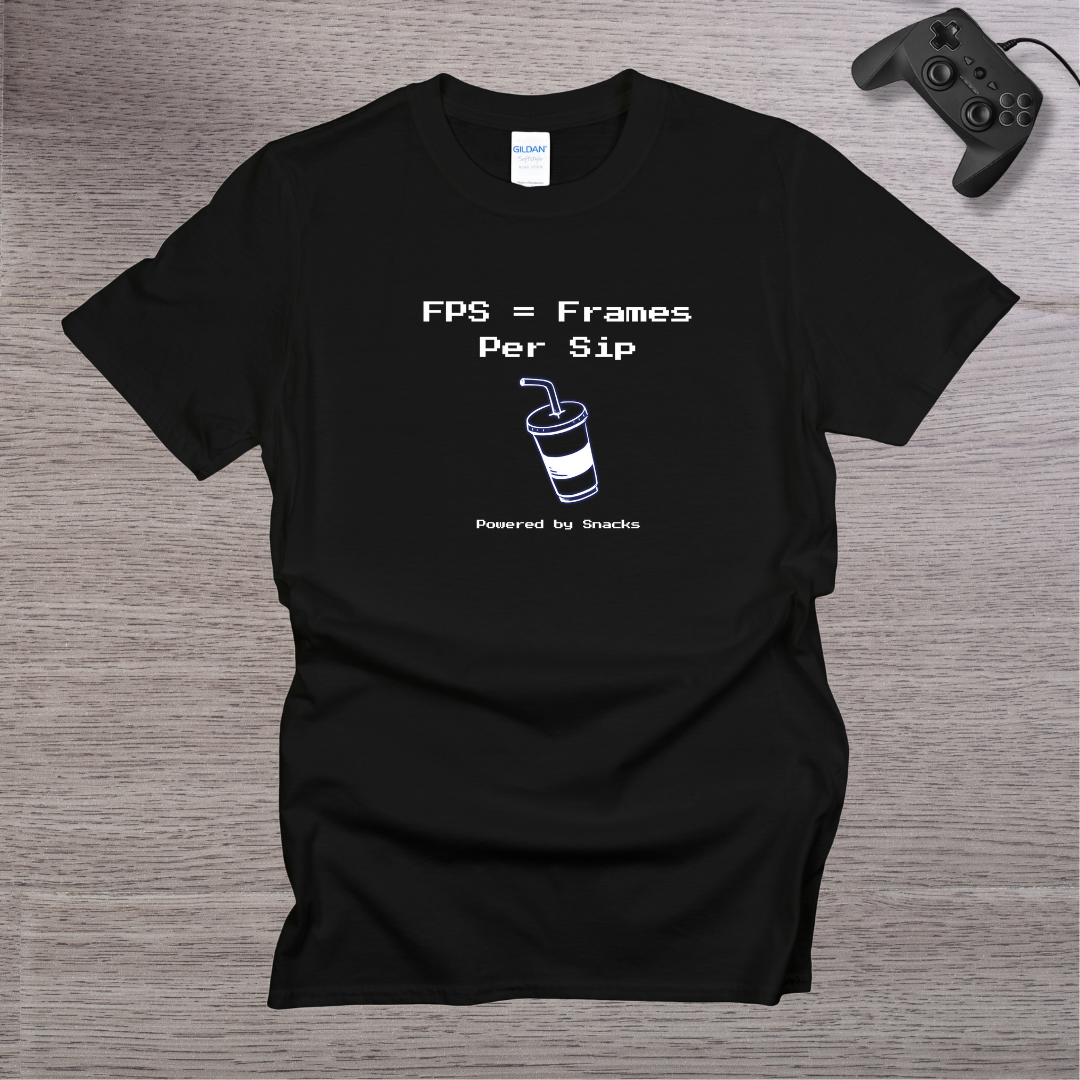 FPS = Frames Per Sip T-Shirt