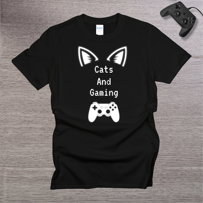 Cats and Gaming T-Shirt